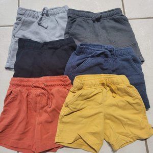 2T Boys Target Cat & Jack Knit Pull OnShorts Bundle of 6